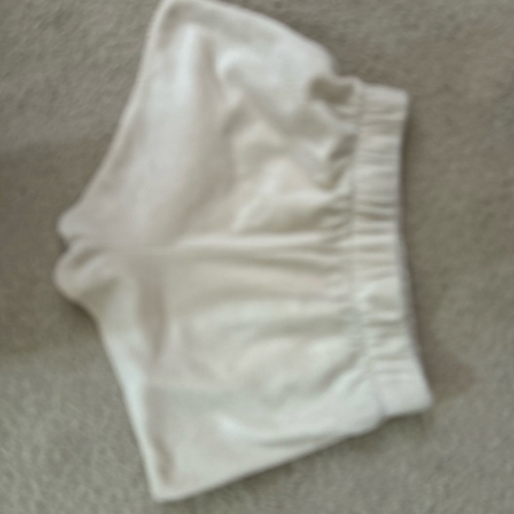 Essentials Women's Cream Athletic Shorts - Picture 3 of 4